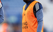Leicester City's Hamza Choudhury warms up during the Sky Bet Championship match between Le...
