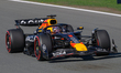Max Verstappen of the Netherlands drives the Oracle Red Bull Racing RB21 Honda on track du...
