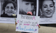 Mothers and fathers of families of missing persons gather at the Glorieta de las Personas...