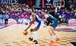 Guerschon Yabusele plays during the FIBA EuroBasket match between France and Slovenia in K...