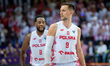 Mateusz Ponitka and Jordan Loyd play during the FIBA EuroBasket match between Poland and I...