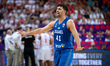 Tomer Ginat plays during the FIBA EuroBasket match between Poland and Israel in Katowice,...