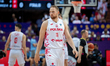 Aleksander Dziewa plays during the FIBA EuroBasket match between Poland and Israel in Kato...