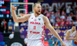 Aleksander Dziewa plays during the FIBA EuroBasket match between Poland and Israel in Kato...