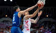 Dominik Olejniczak and Deni Avdija play during the FIBA EuroBasket match between Poland an...