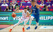 Andrzej Pluta and Yam Madar play during the FIBA EuroBasket match between Poland and Israe...