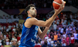 Tomer Ginat plays during the FIBA EuroBasket match between Poland and Israel in Katowice,...