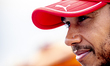 Formula 1 driver Lewis Hamilton of Ferrari participates in the F1 race at the Formula 1 ci...
