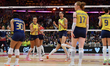 Diana Duarte Alecrim #2 of Brazil is in action during the FIVB Volleyball Women's World Ch...