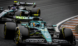 Formula 1 driver Fernando Alonso of Aston Martin participates in the F1 race at the Formul...