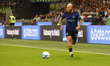 Federico Dimarco plays during the Serie A match between FC Internazionale and Udinese at G...