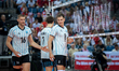 Pablo Kukartsev and Agustin Loser play during a match between Poland and Argentina at the...