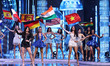 Participants attend the grand finale of the Miss Teen International 2025 in Jaipur, Rajast...