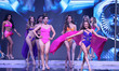 Participants walk the ramp during the grand finale of the Miss Teen International 2025 in...