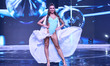 A participant walks the ramp during the grand finale of the Miss Teen International 2025 i...