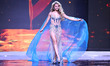 A participant walks the ramp during the grand finale of the Miss Teen International 2025 i...