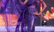 A participant walks the ramp during the grand finale of the Miss Teen International 2025 i...