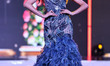 A participant walks the ramp during the grand finale of the Miss Teen International 2025 i...