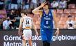 Deni Avdija plays during the FIBA EuroBasket match between Belgium and Israel in Katowice,...