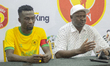 From left to right: Muktar Ismail, Captain of El-Kanemi Warriors, and Kabiru Suleiman Dogo...