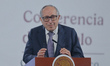 Mexico's Health Minister, David Kershenobich Stalnikowitz, speaks about the program to red...