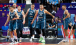 Aleksej Nikolic, Gregor Hrovat, Alen Omic, Luka Doncic, and Edo Muric play during the FIBA...