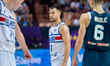 Aegir Steinarsson plays during the FIBA EuroBasket match between Iceland and Slovenia in K...