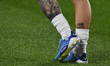 Lionel Messi of Argentina warms up before the match between Argentina and Venezuela at Est...