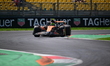 Lando Norris of the McLaren F1 Team drives during the free practice of the Italian GP, the...