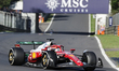 Charles Leclerc participates in the free practice of the Italy Grand Prix F1 at Monza Circ...