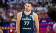 Luka Doncic plays during the FIBA EuroBasket match between Israel and Slovenia in Katowice...