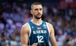 Rok Radovic plays during the FIBA EuroBasket match between Israel and Slovenia in Katowice...