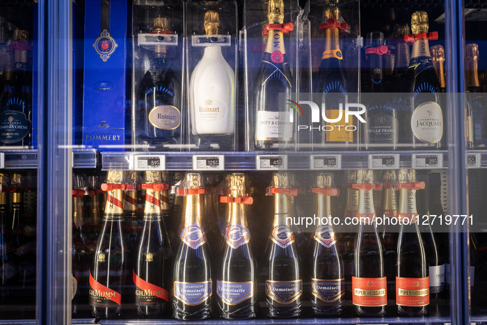 French Minister Of Labour Catherine Vautrin Visits An Intermarche Supermarket, In Paris