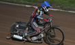 Sam Hagon of Redcar Bears is in second place during Heat 7 of the Cab Direct Championship...