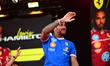 Lewis Hamilton of Scuderia Ferrari speaks during the qualifying of the Italian GP, the 16t...