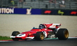 Formula 1 legend Jackie Ickx runs during the qualifying of the Italian GP, the 16th round...