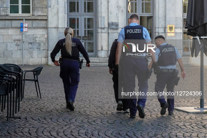 Police Arrest At Aachen Central Station