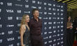 Edward Norton and Shauna Robertson attend the red carpet for the 'Wake Up Dead Man: A Kniv...