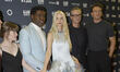 (L-R) Jade Croot, Sam Richardson, Anya Taylor-Joy, Robert Walak, and Chris Evans attend th...