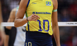Gabriela Braga Guimaraes #10 of Brazil is in action during the FIVB Volleyball Women's Wor...