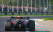 Max Verstappen of the Netherlands drives the Oracle Red Bull Racing RB21 during the Race o...