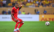 Derek Cornelius plays during the International Friendly match between Romania and Canada a...