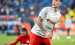 Nicola Zalewski warms up before the FIFA World Cup 2026 Qualifier match between Poland and...