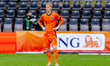 Netherlands player Mats Rots appears dejected during the match between Netherlands and Isr...
