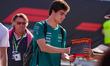 Lance Stroll participates in the free practice of the Formula 1 Pirelli Gran Premio d'Ital...
