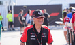 Gene Haas, founder and owner of Haas Automation, attends the free practice of the Formula...
