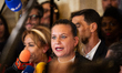 Mathilde Panot, President of the La France insoumise - Nouveau Front Populaire (NFP) group...