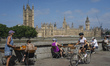The Palace of Westminster is on the banks of the River Thames in London, United Kingdom. I...