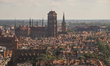 GDANSK, POLAND – SEPTEMBER 1: A general view of Gdansk Old Town, with the Cathedral at th...