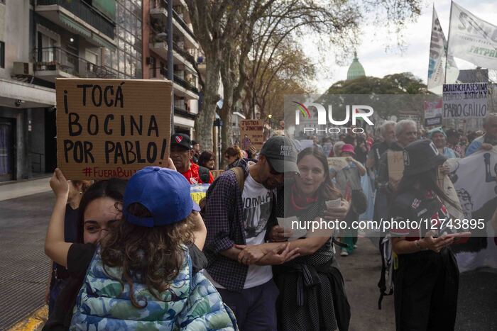 Retirees' Demonstration Against The Massive Adjustments Of Javier Milei's National Government